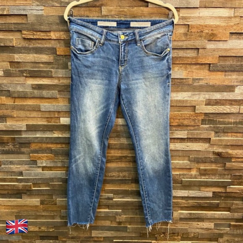 Pilcro & The Letterpress Stet Raw Hem Skinny Jeans - Picture 1 of 5